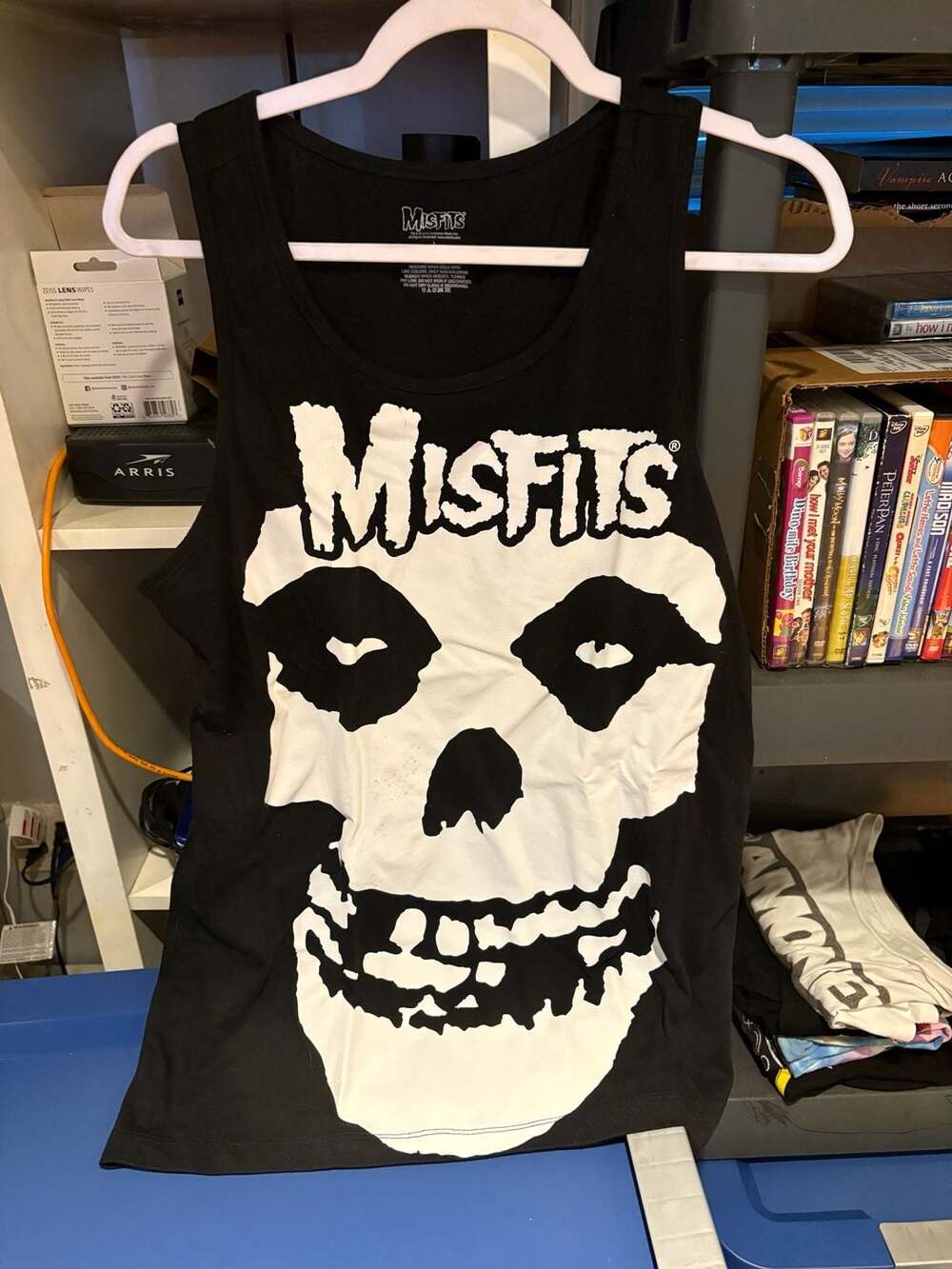 Misfits Fiend Skull Punk Rock Band Tank Top Size L
